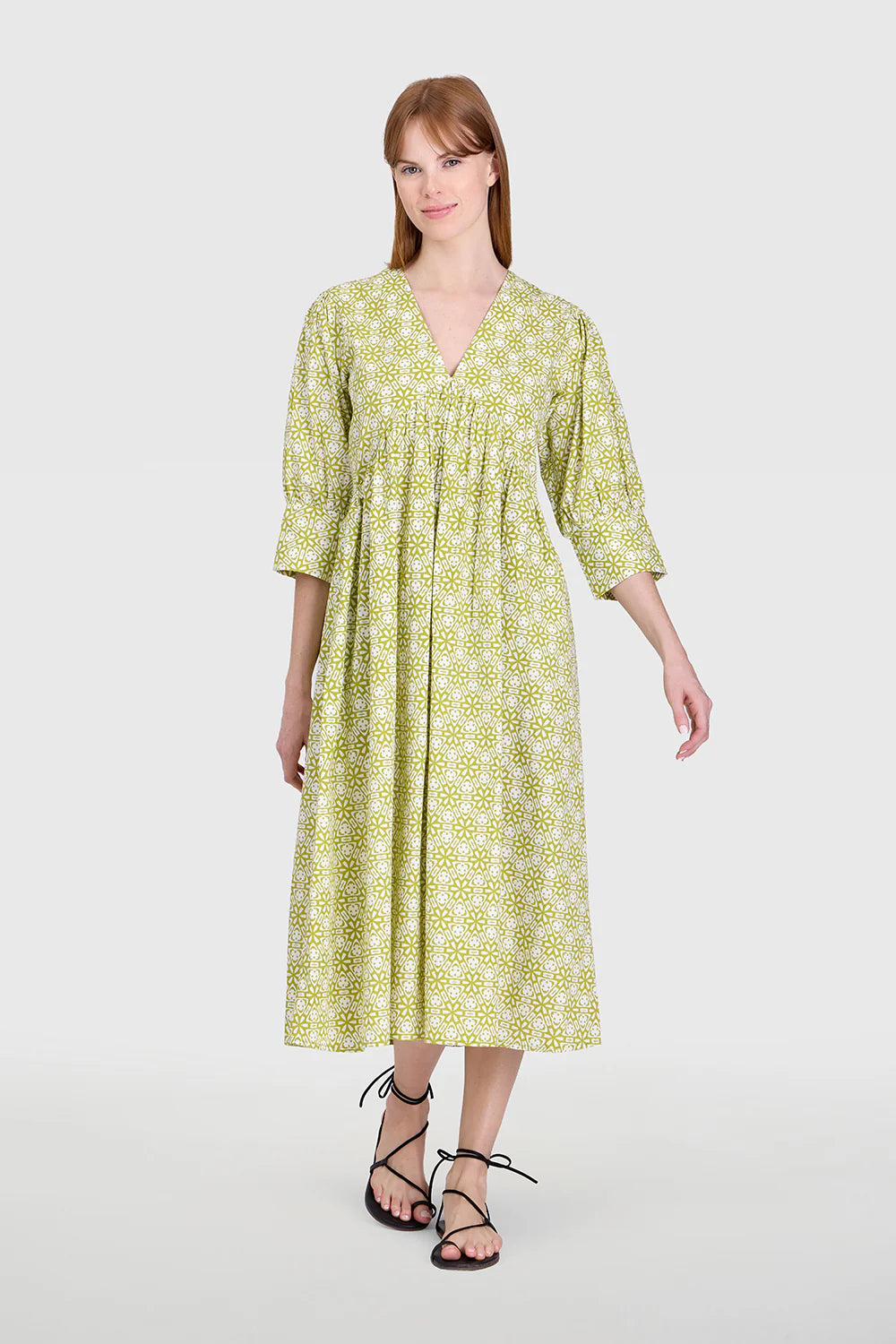 ingrid dress in palm court