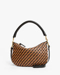petit moyen woven zig-zag black/natural