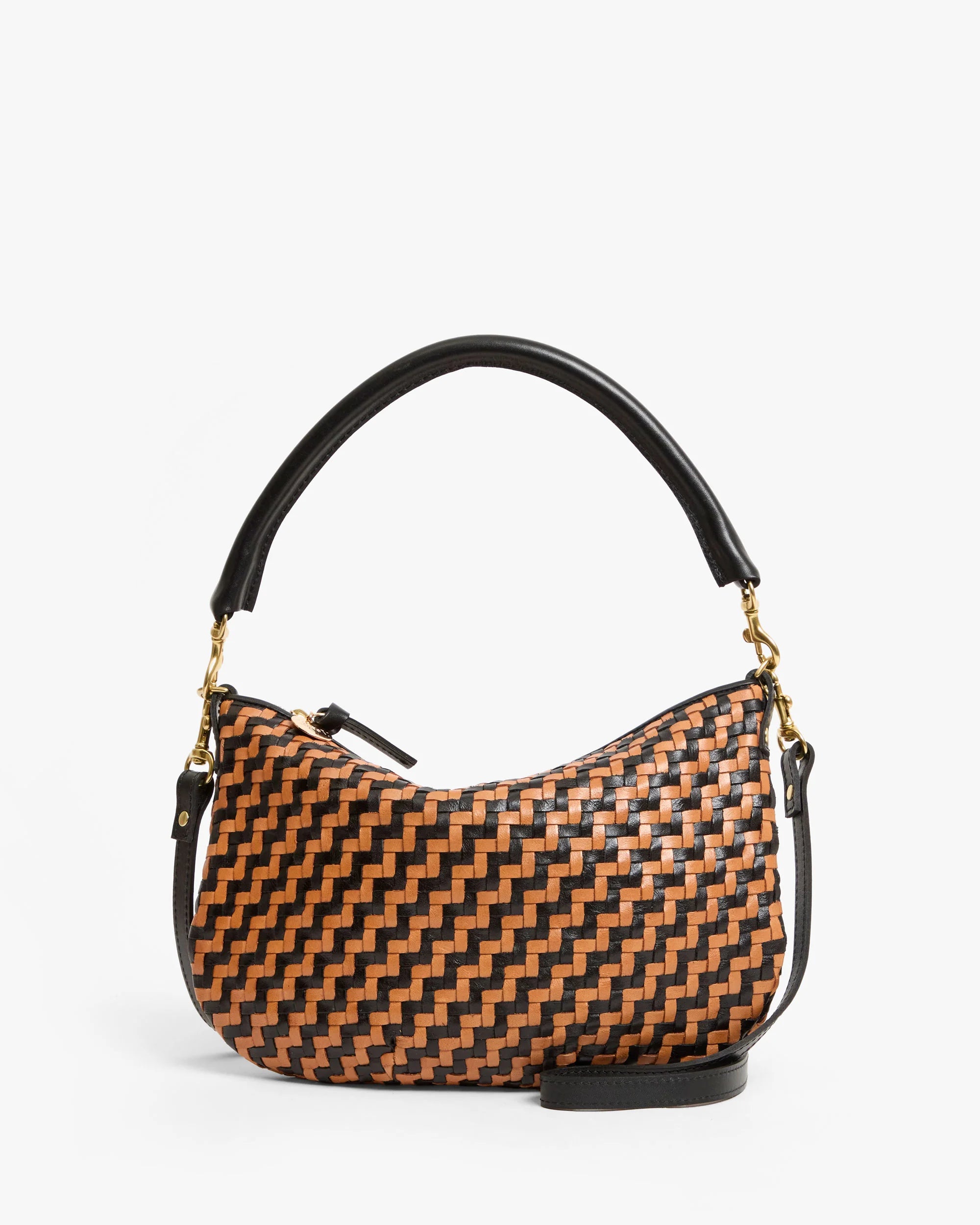 petit moyen woven zig-zag black/natural