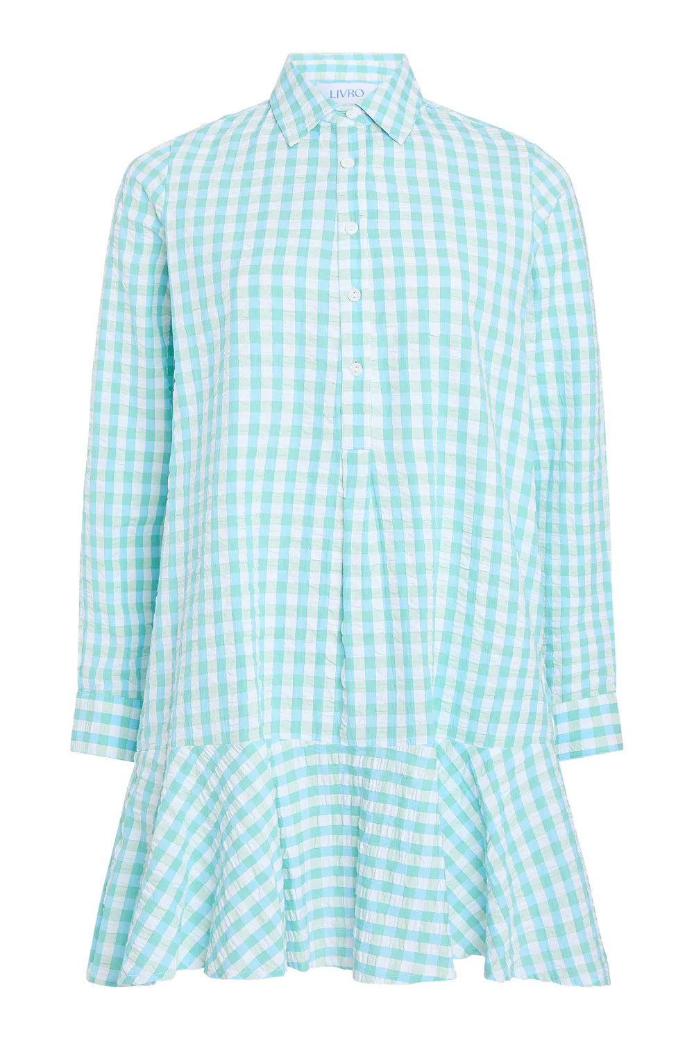 polly dress lindroth check