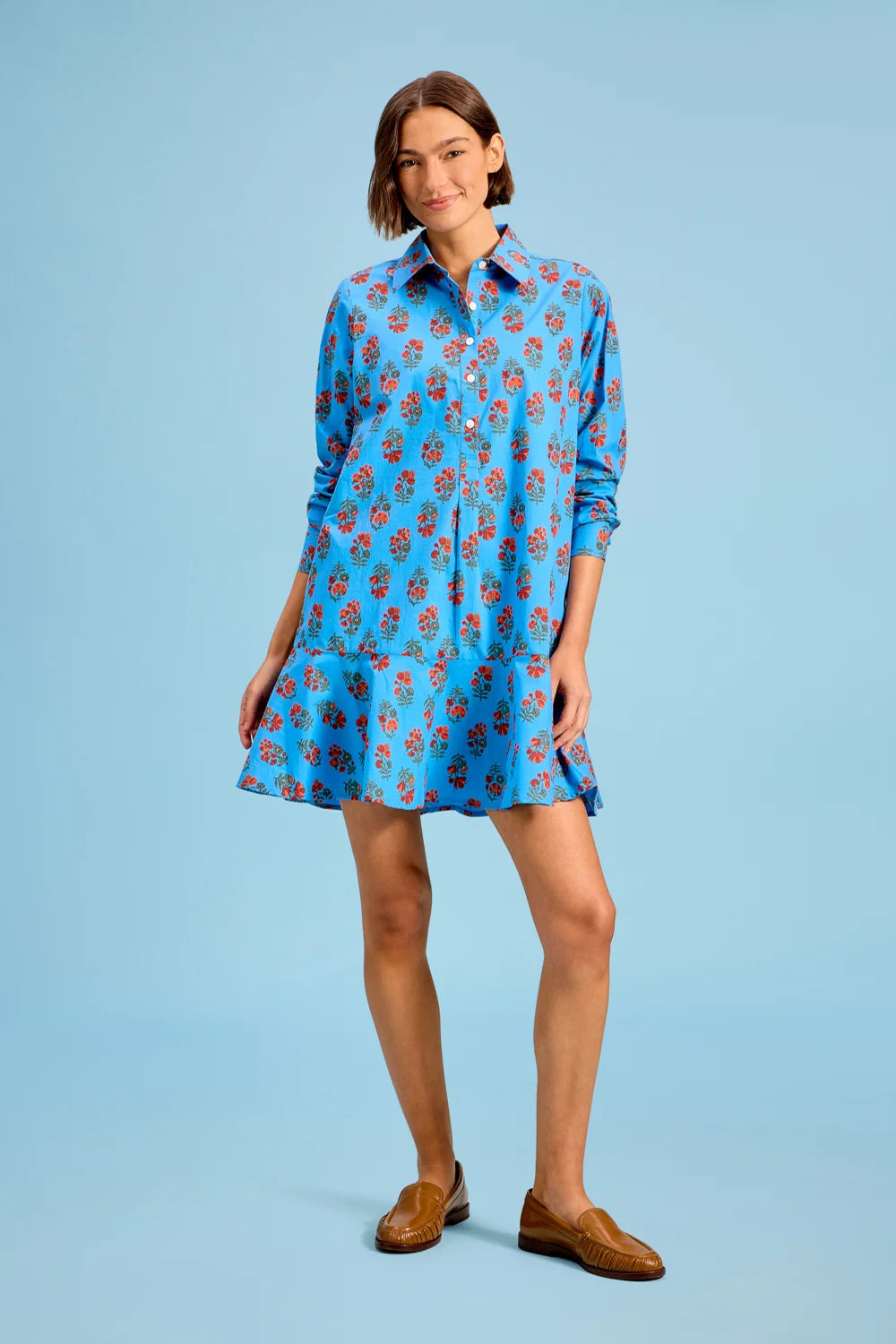 polly dress woodbine