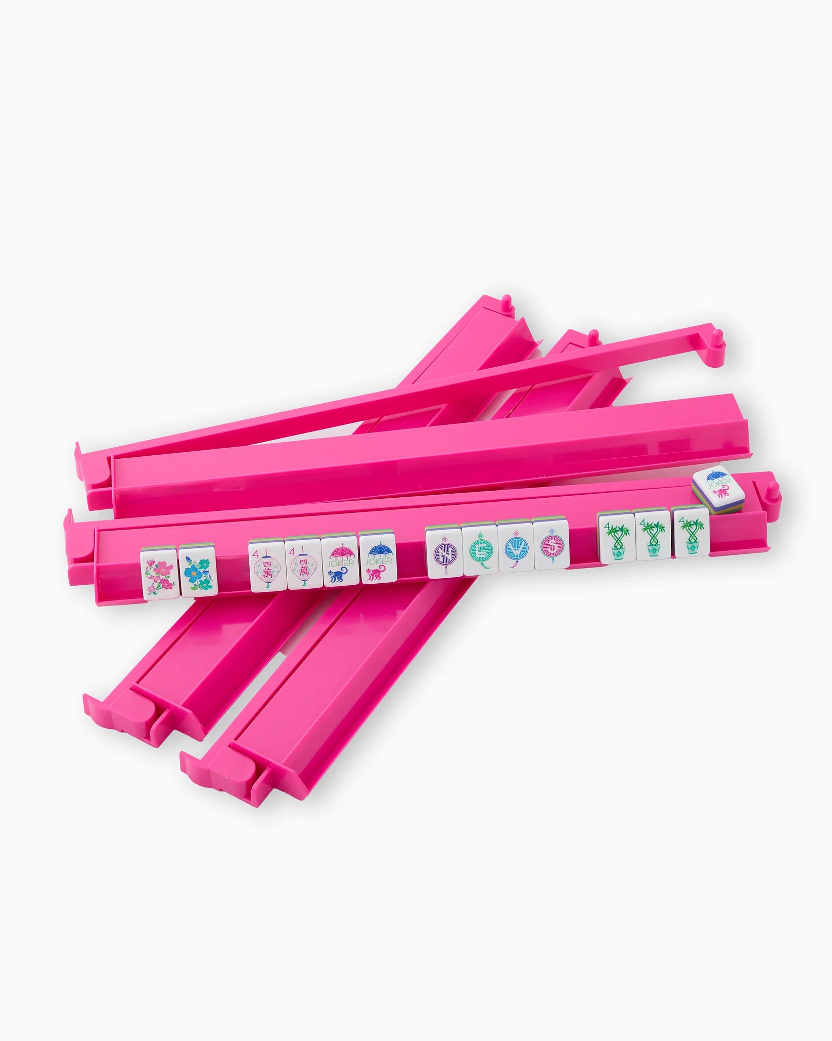 hot pink acrylic rack and pusher set