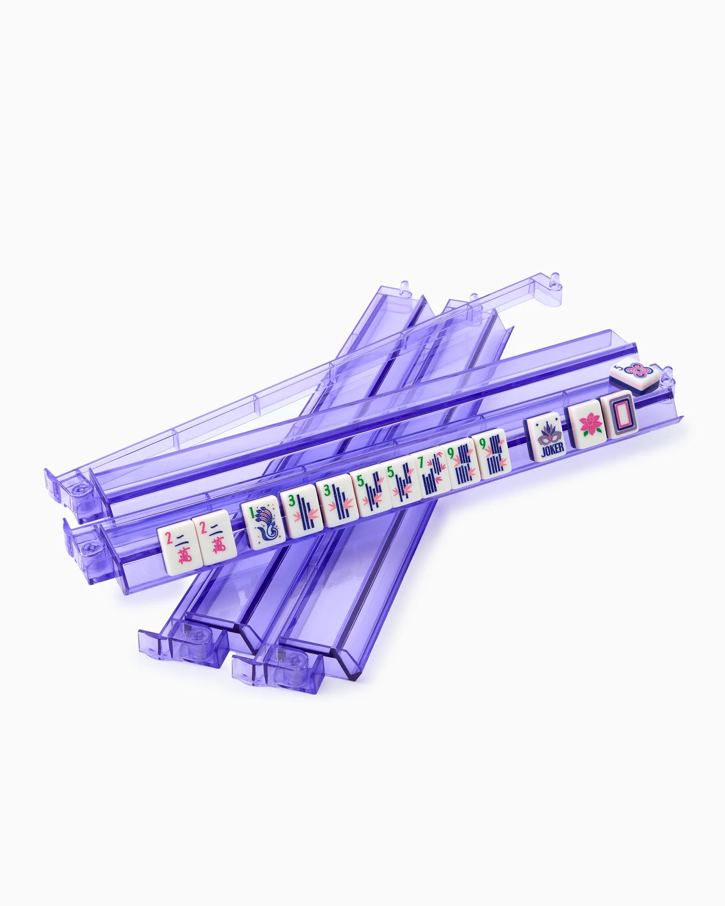 lilac acrylic rack and pusher set