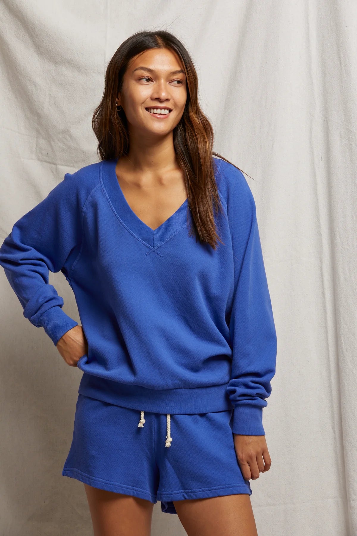 layla french terry shorts