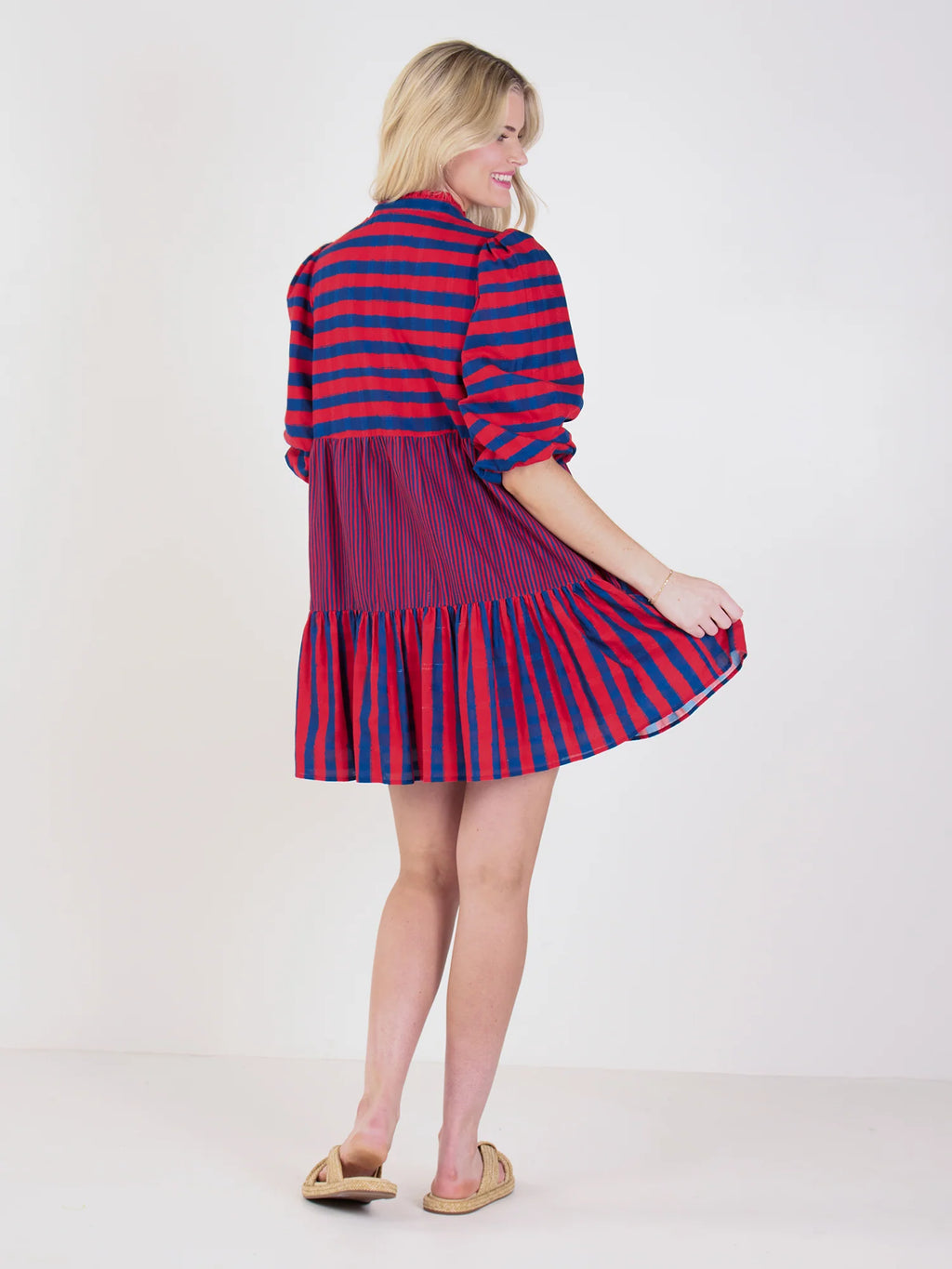sadie dress americano stripe