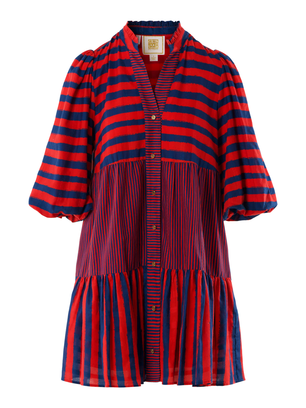 sadie dress americano stripe