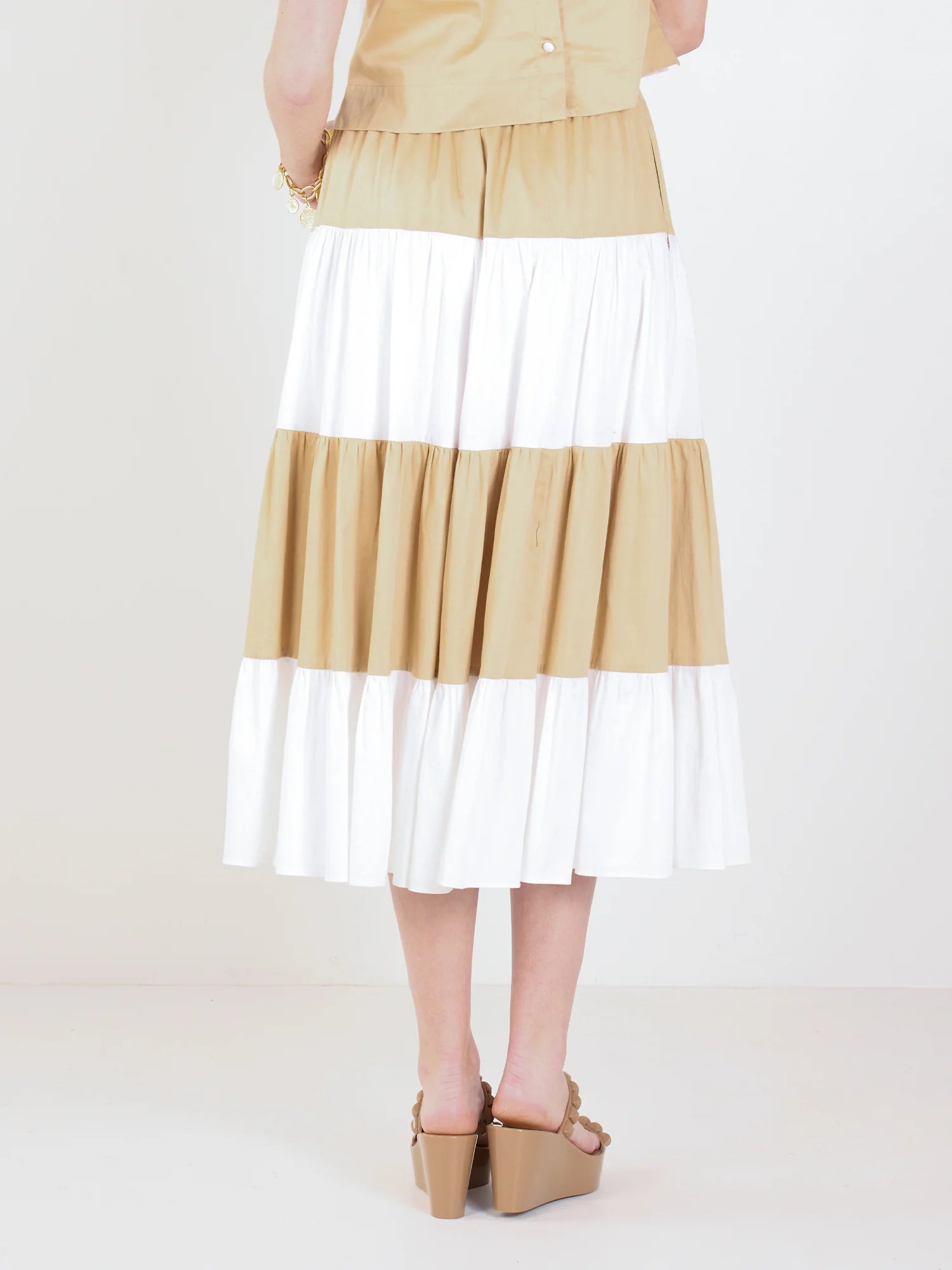 tiered maxi sand
