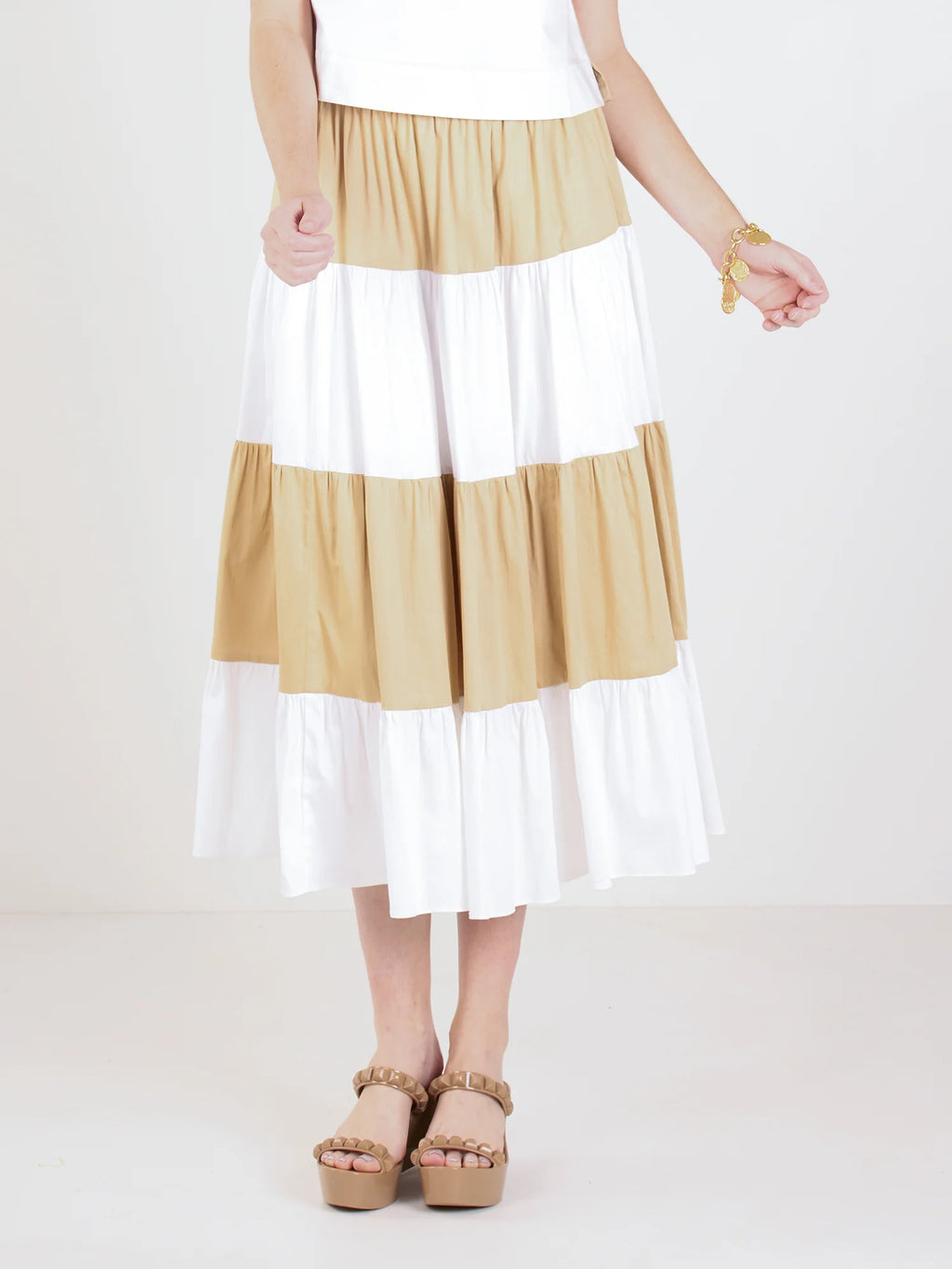 tiered maxi sand