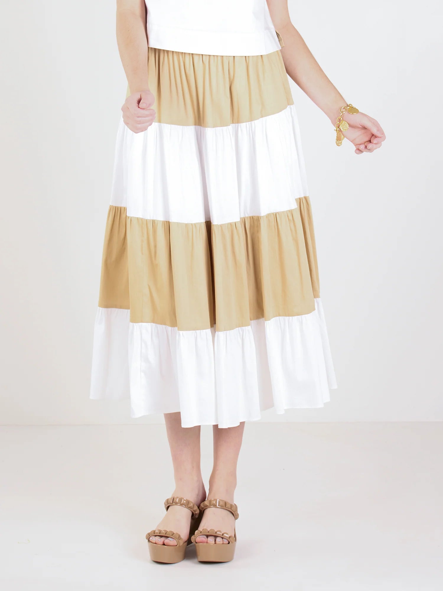 tiered maxi sand