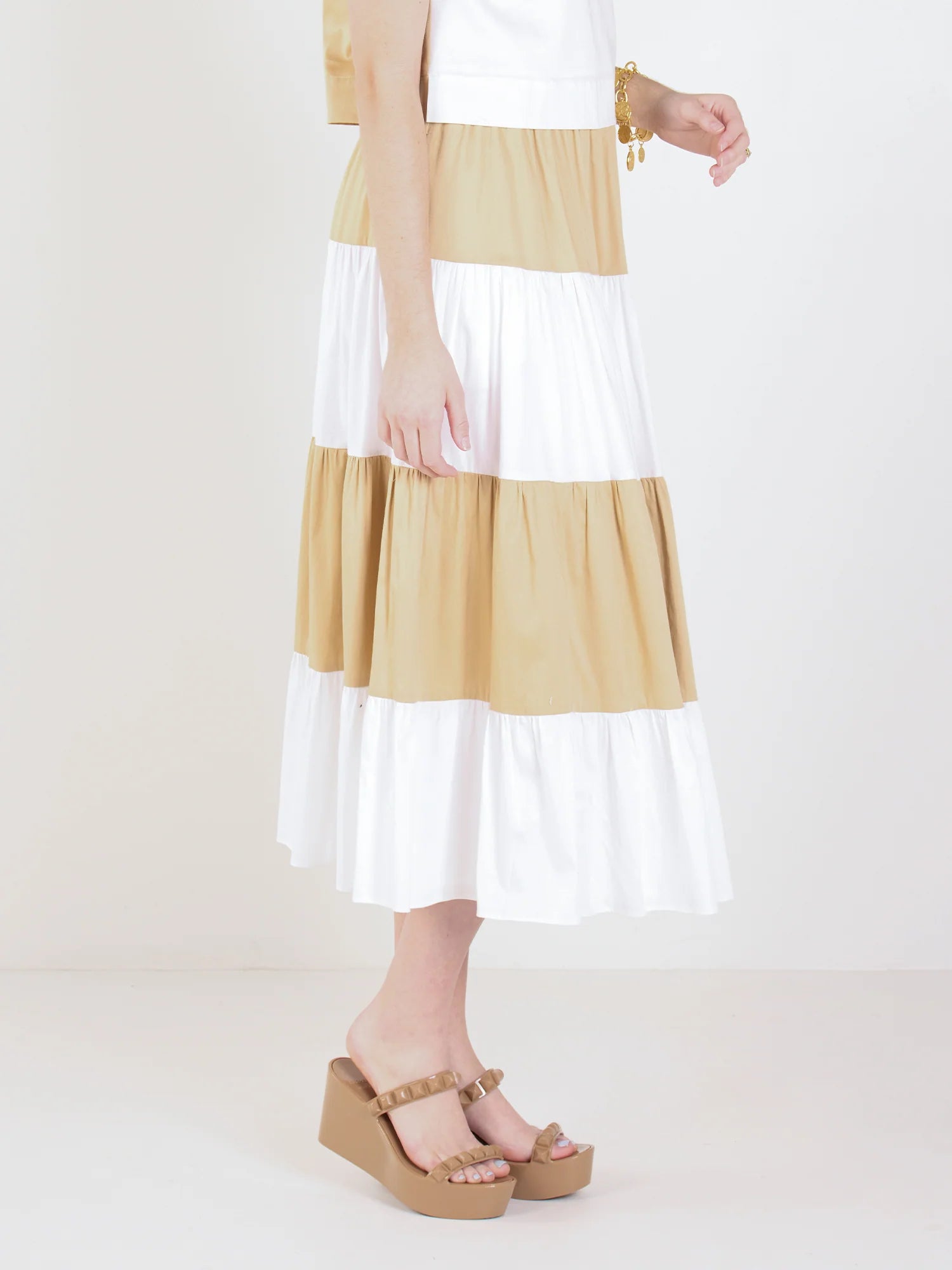 tiered maxi sand