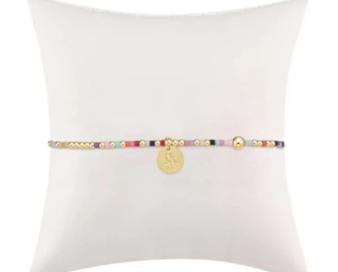 egirl hope unwritten bracelet hot mess be you small gold disc