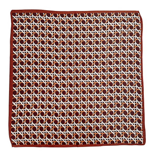 basket weave pattern scarf