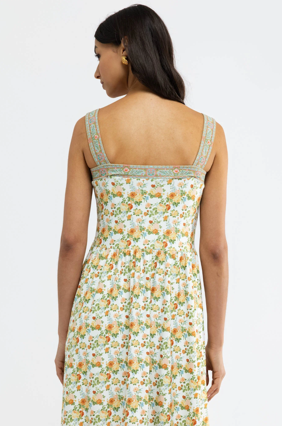 kendall dress in marigold morning
