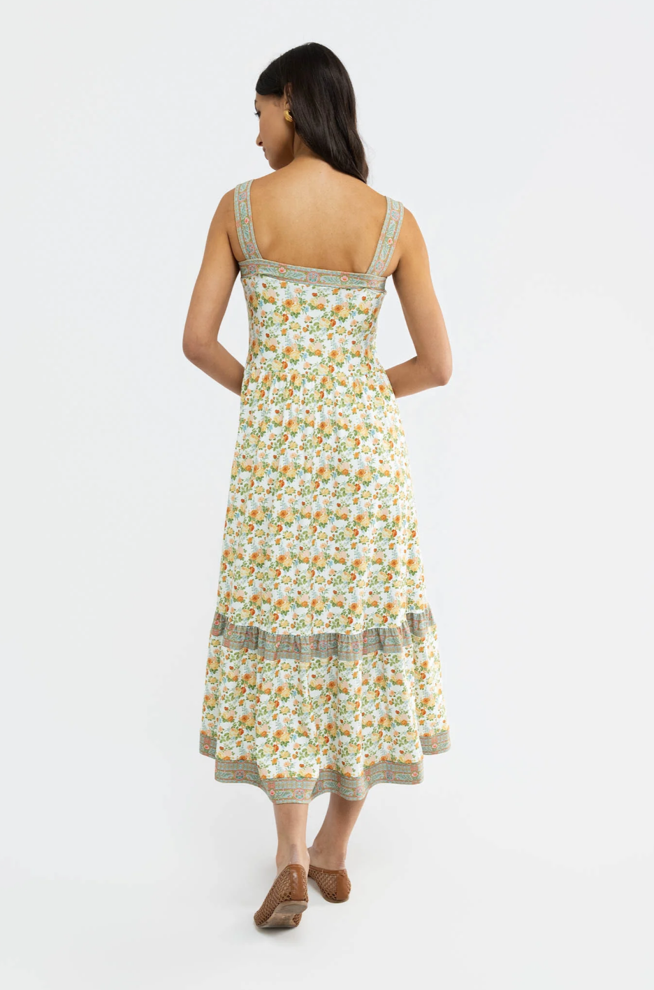 kendall dress in marigold morning