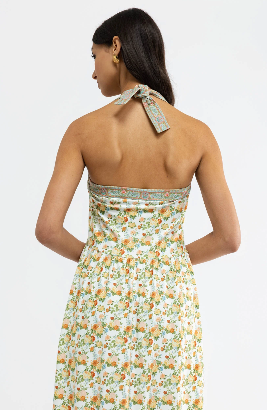 kendall dress in marigold morning