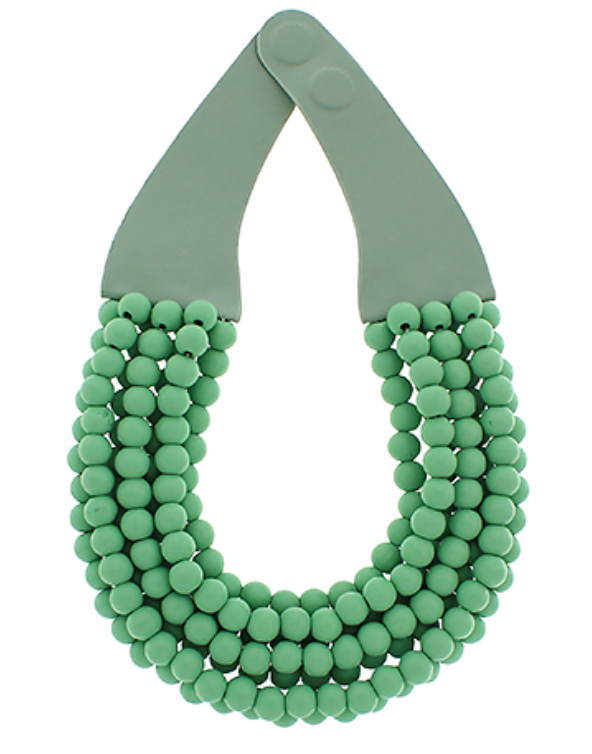 bailey wood necklace