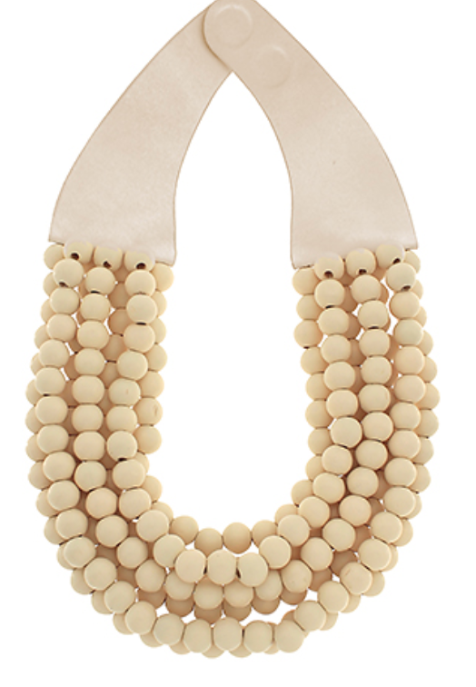 bailey wood necklace