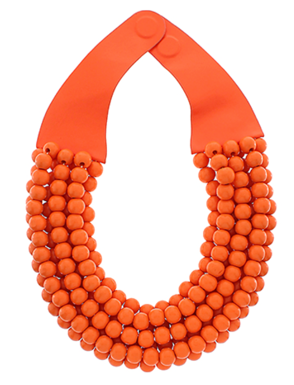 bailey wood necklace