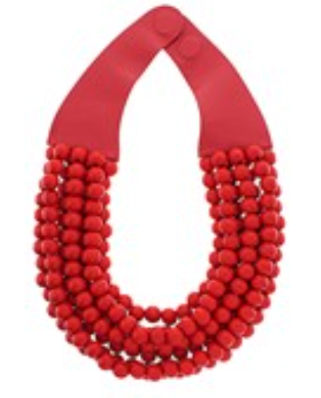 bailey wood necklace