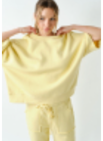 malibu lounge drop shoulder top