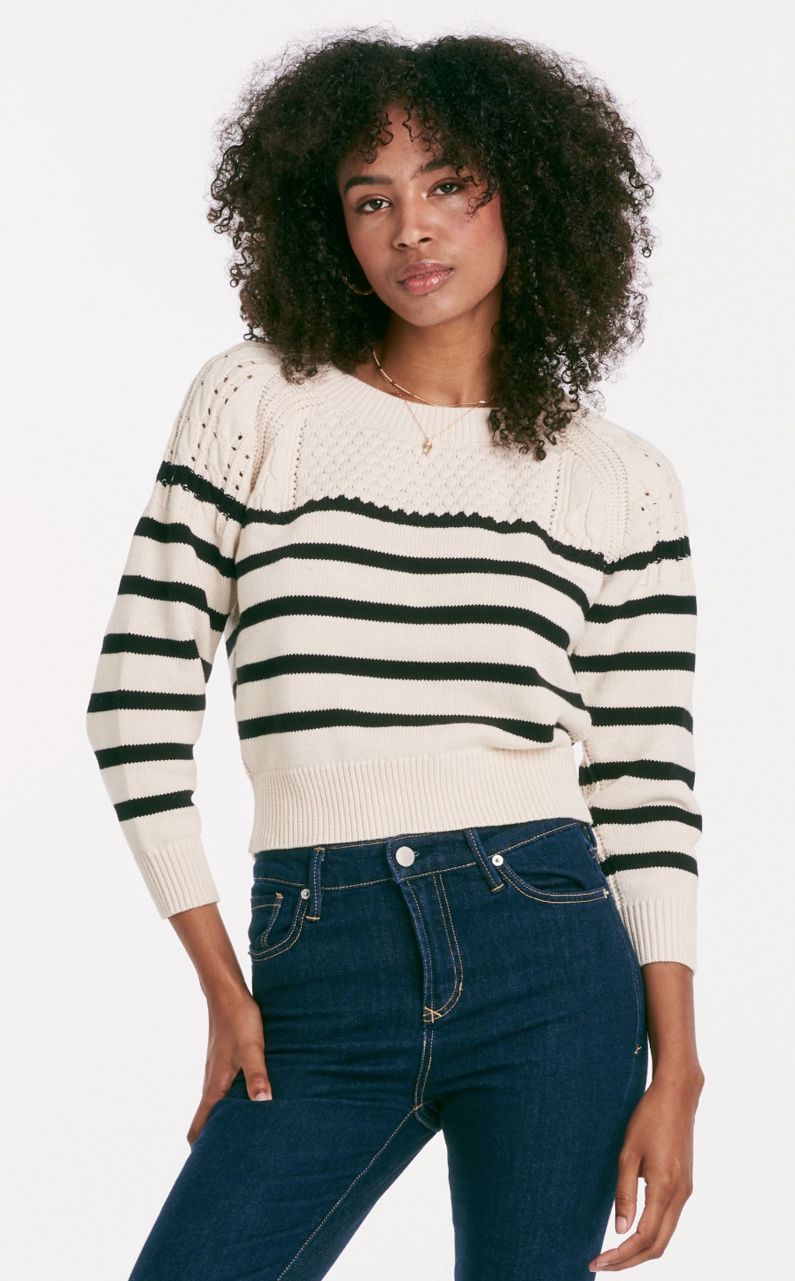 arlo striped sweater