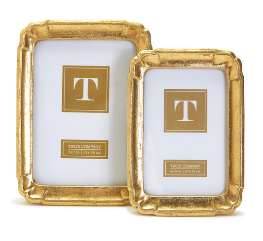 gold leaf photo frames