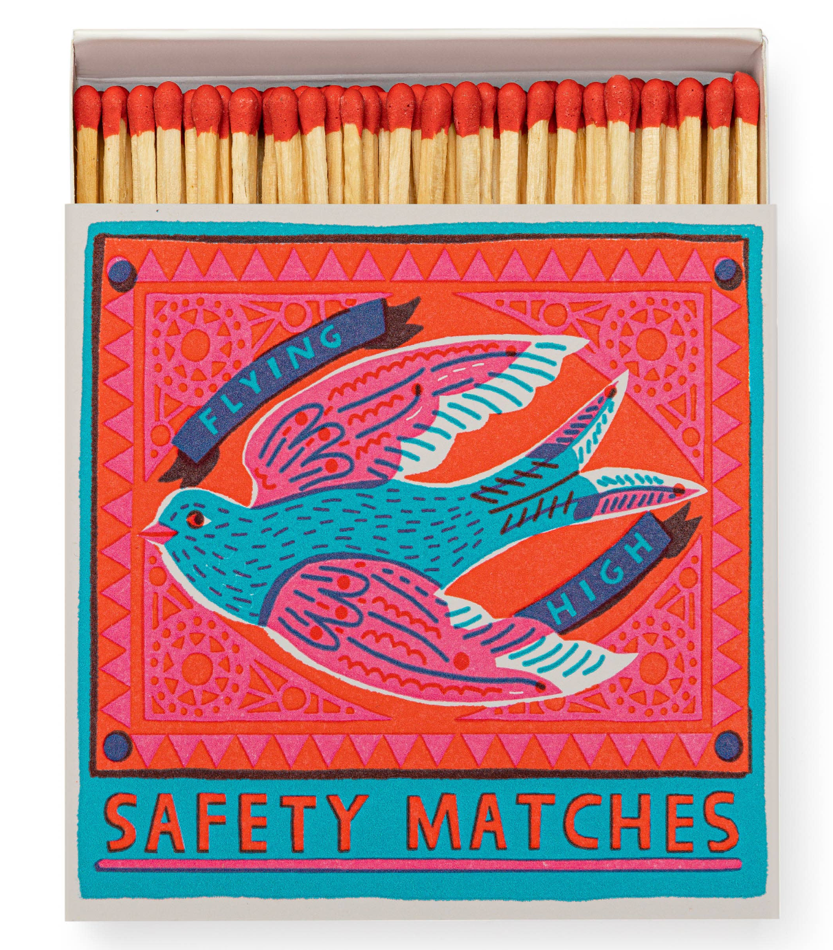 flying high square matchbox