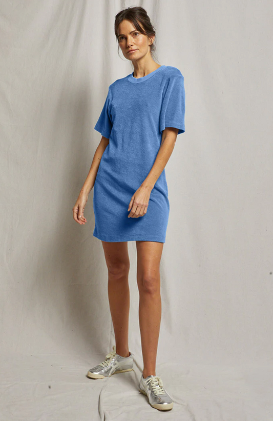 emelia loop terry tee dress