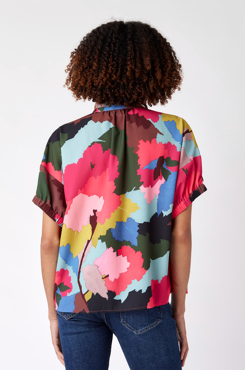 britt top painted floral