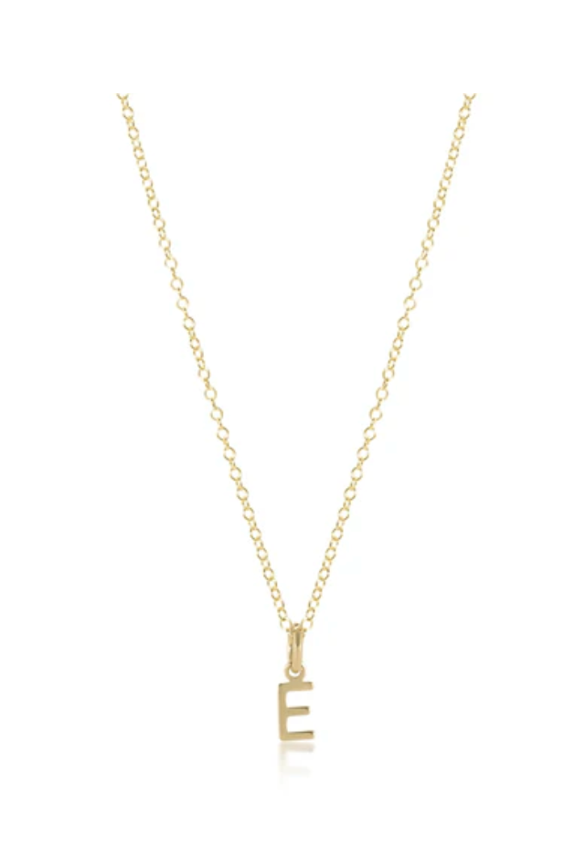 16" necklace gold - respect gold charm