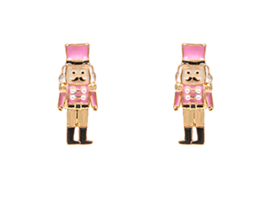 nutcracker stud earrings