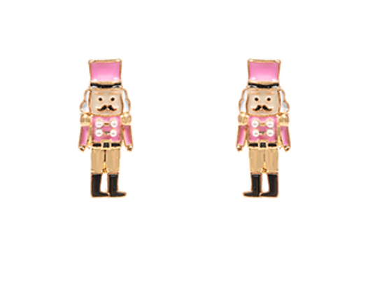 nutcracker stud earrings