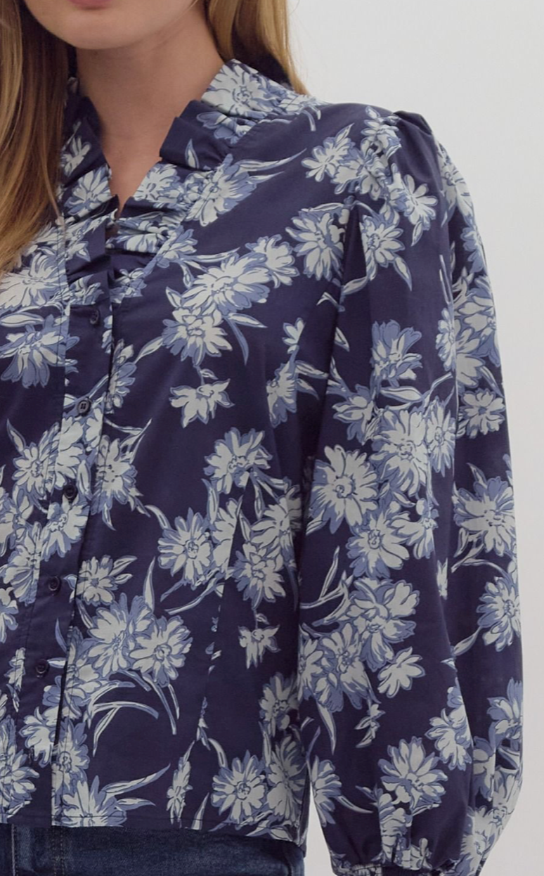 vanessa floral blouse