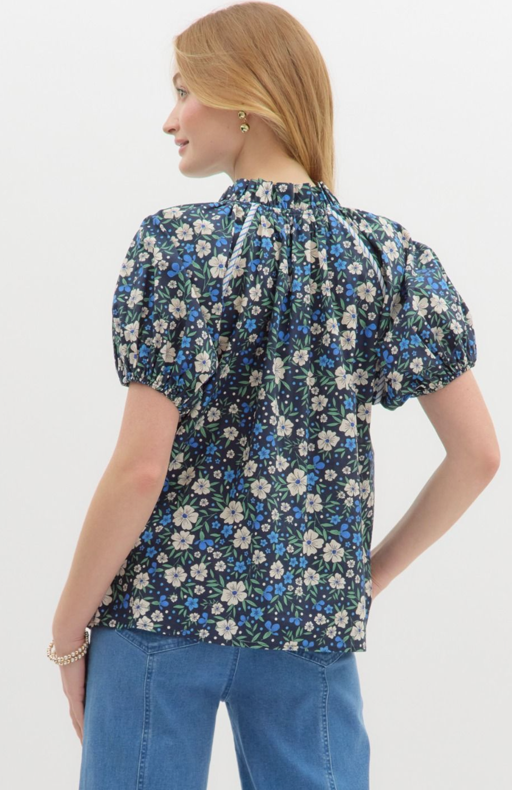 ainsley ditsy floral top