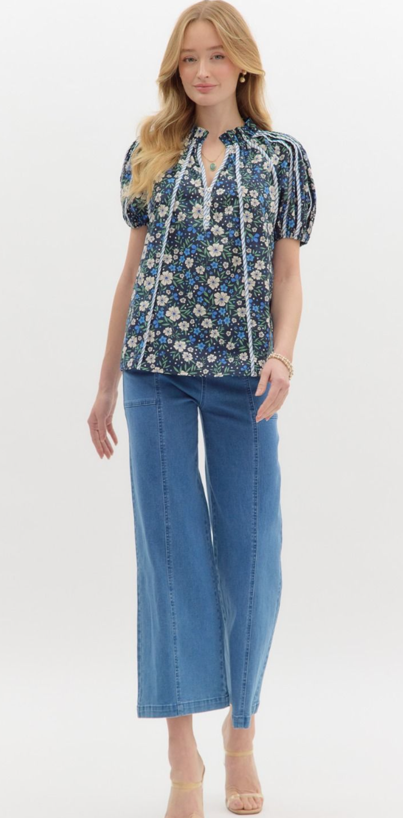 ainsley ditsy floral top