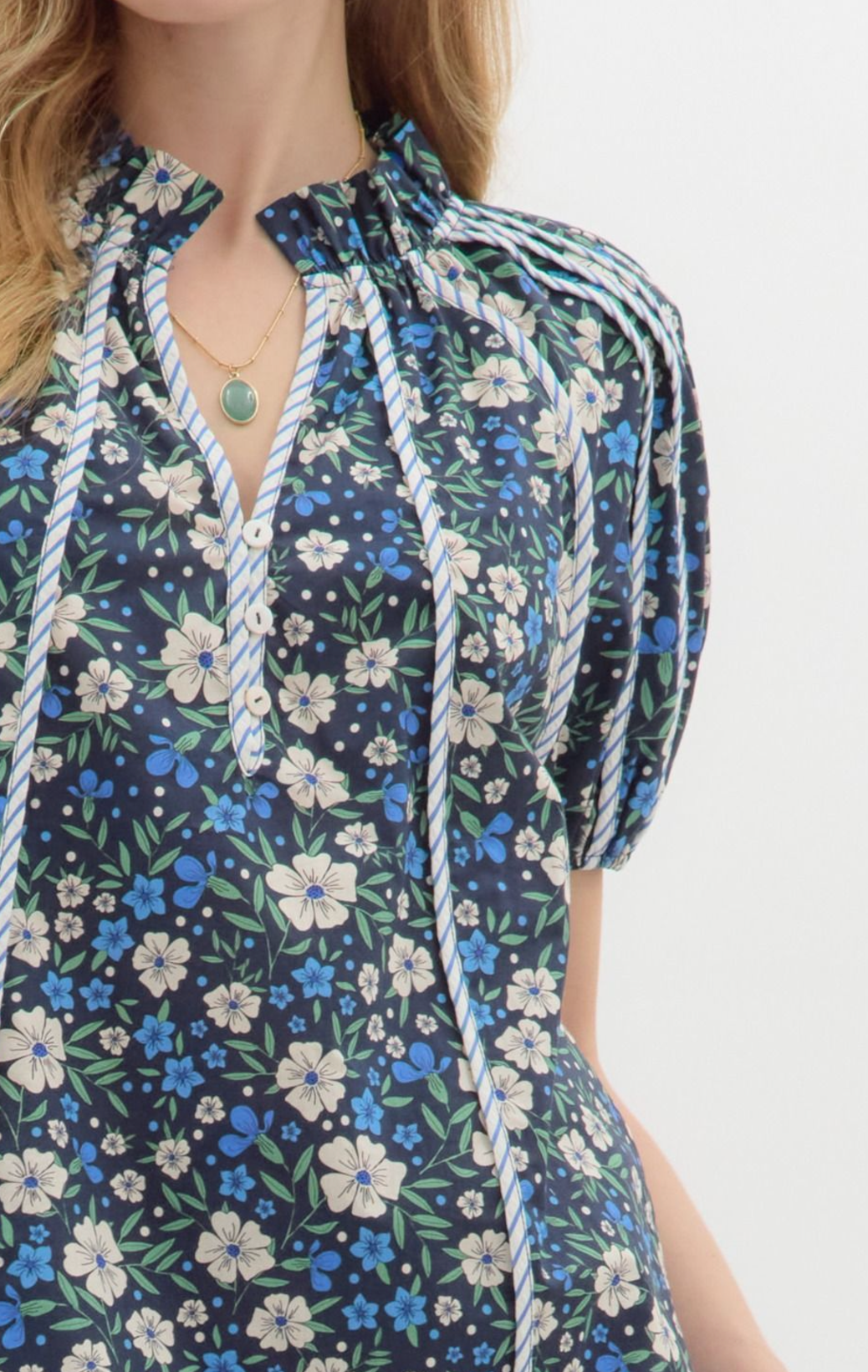 ainsley ditsy floral top