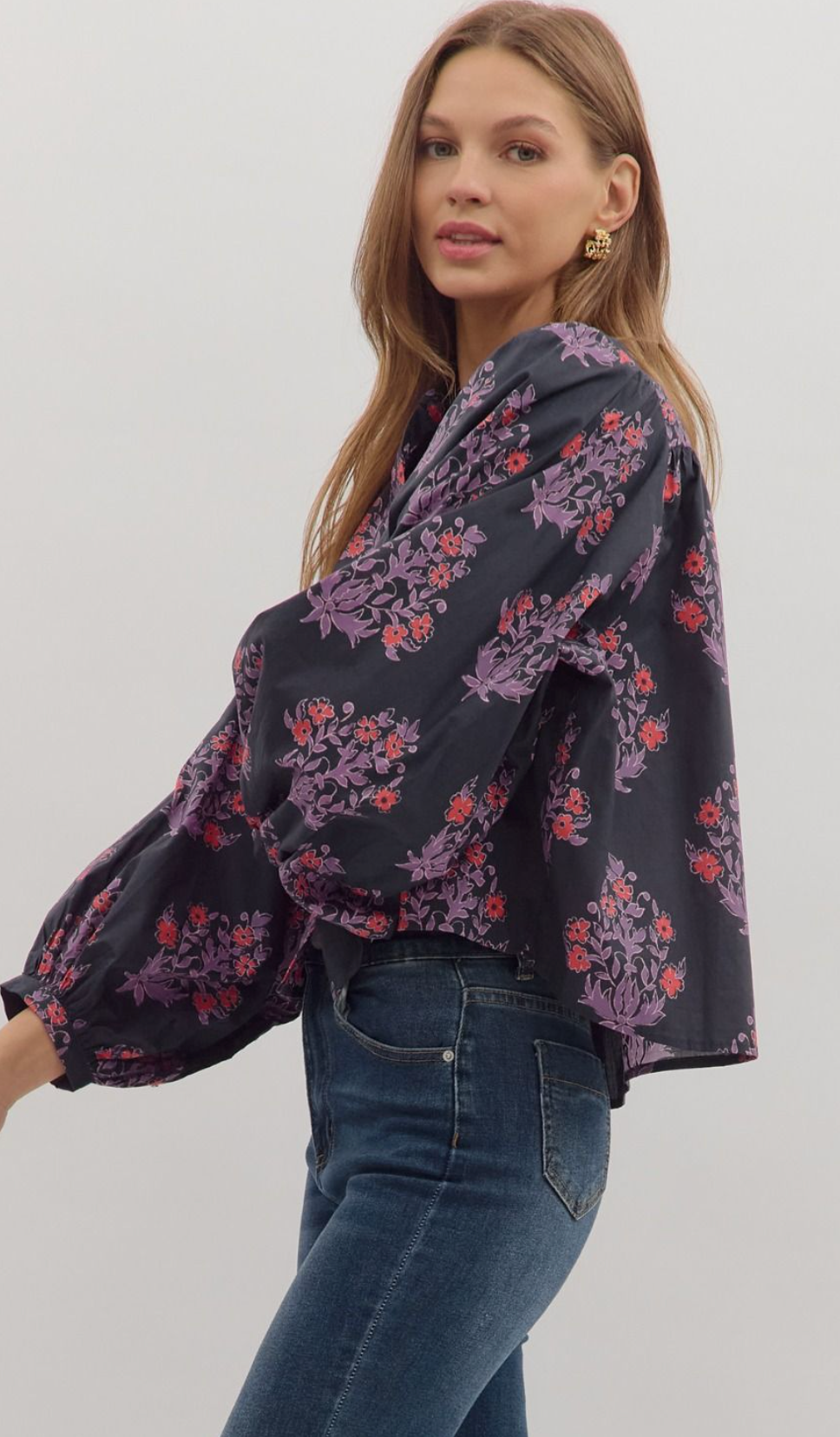 gracie puff sleeve blouse