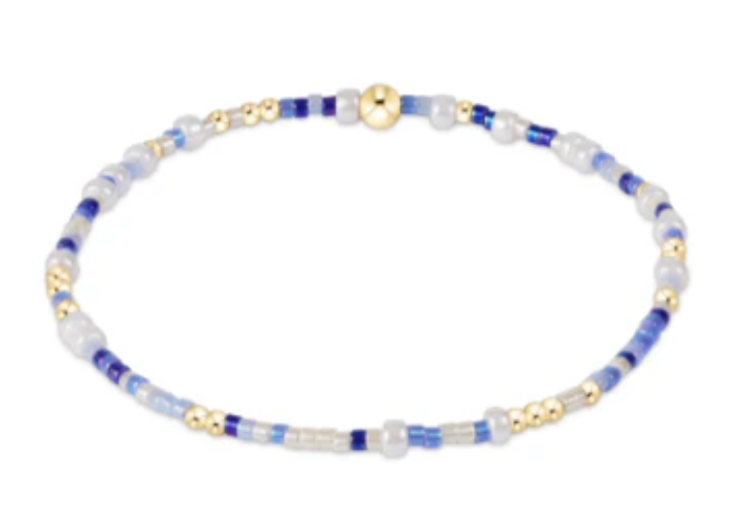 hope unwritten bracelet is a smurf's butt blue?