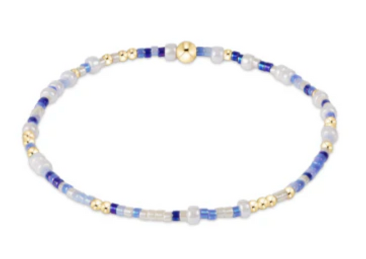 hope unwritten bracelet is a smurf's butt blue?
