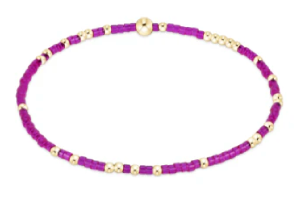 egirl hope unwritten bracelet fuchsia