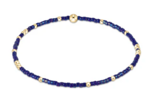 hope unwritten bracelet blue metallic