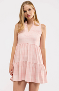 tatum dress pink gingham
