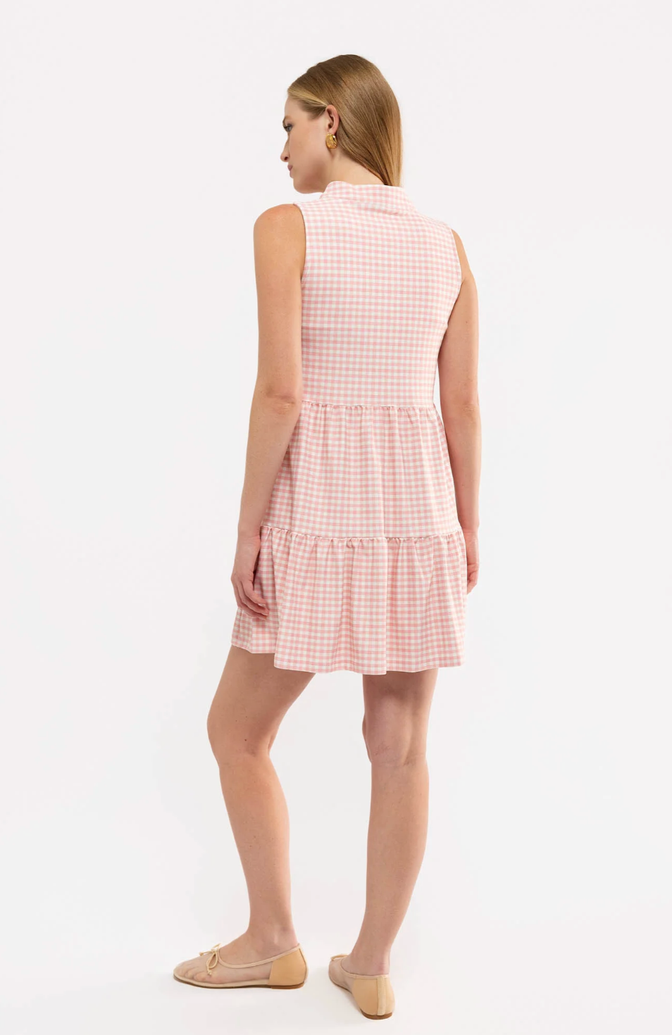 tatum dress pink gingham