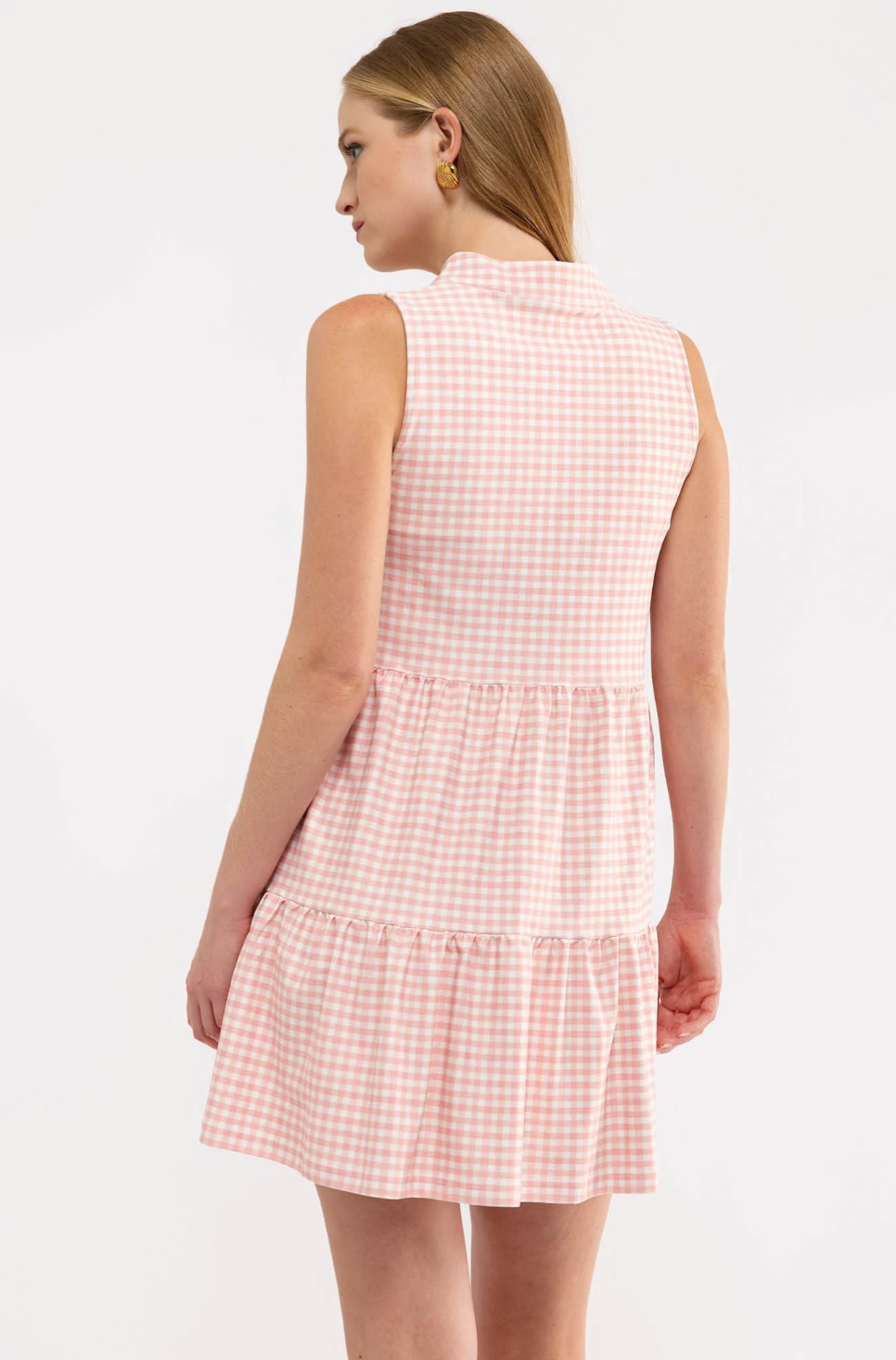 tatum dress pink gingham