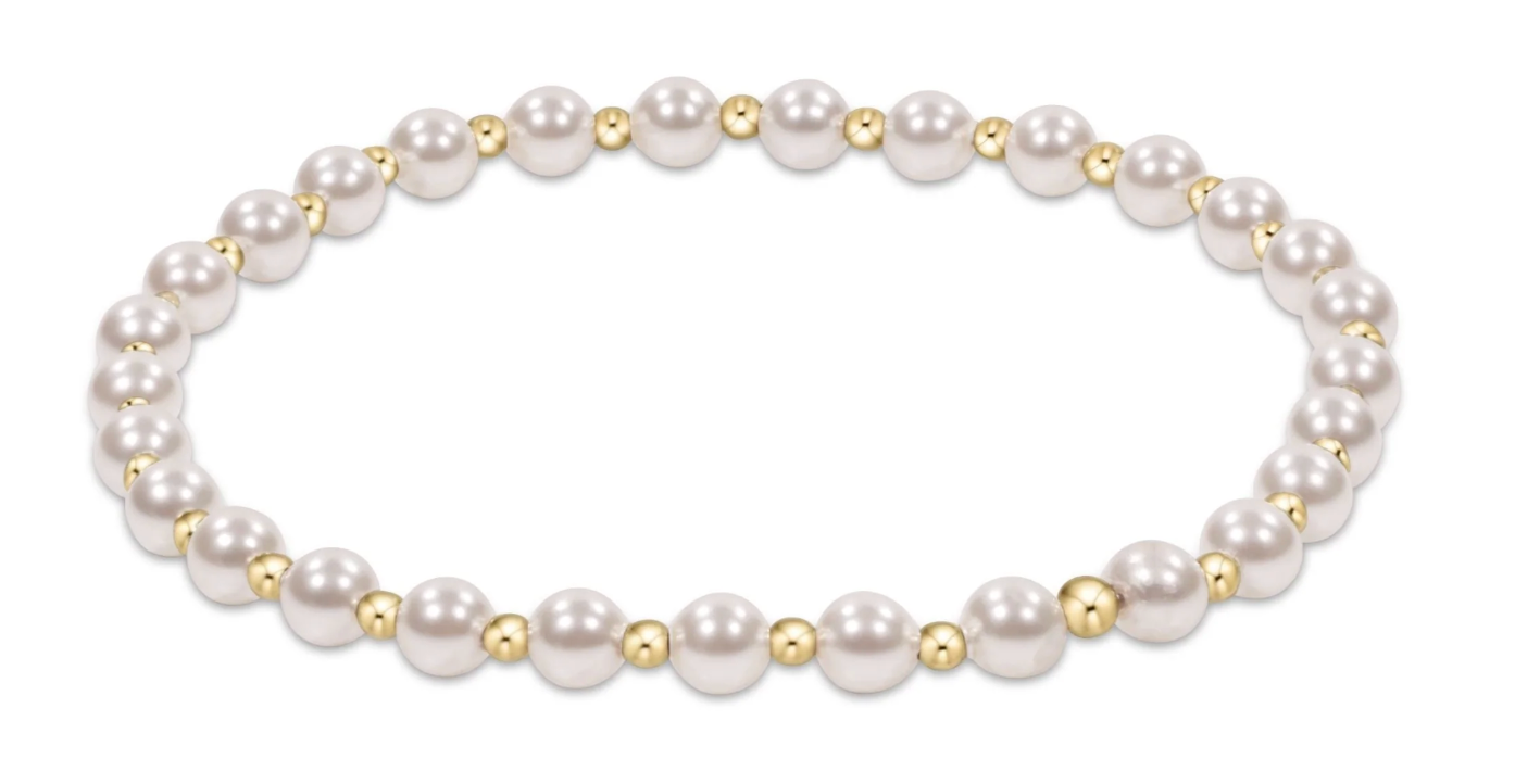 grateful pearl 4mm bracelet