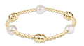 admire gold & admire pearl 3mm gold bracelet