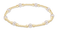 purpose pearl 4mm gold bracelet