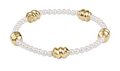 admire gold 3mm pearl bracelet