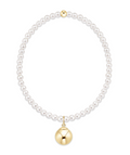 classic pearl 3mm bracelet classic gold 10 mm charm