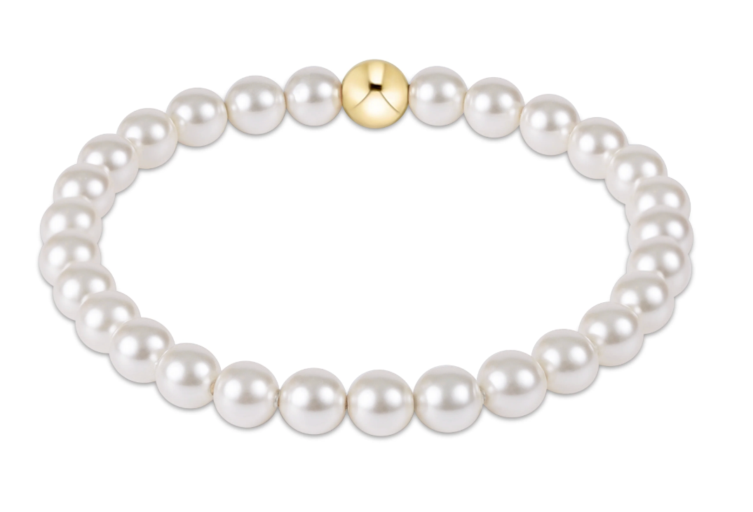 classic pearl 6mm bracelet